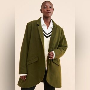 Universal Standard Olive Women's Trench Coat